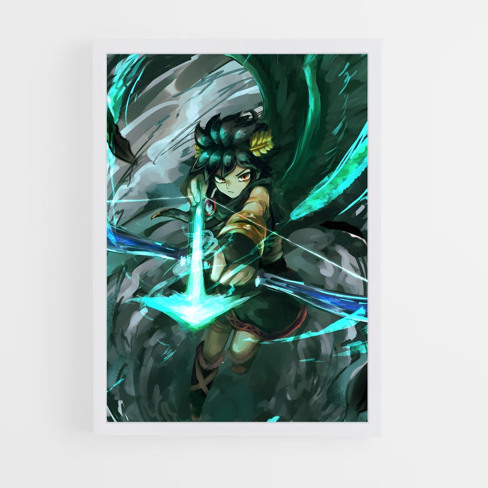 Poster Dark pit – affiche Super Smash Bros (vue 3)